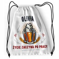 Plecak Dla Olivii Szkolny Worek Torba Z Nadrukiem Ze Zdjęciem