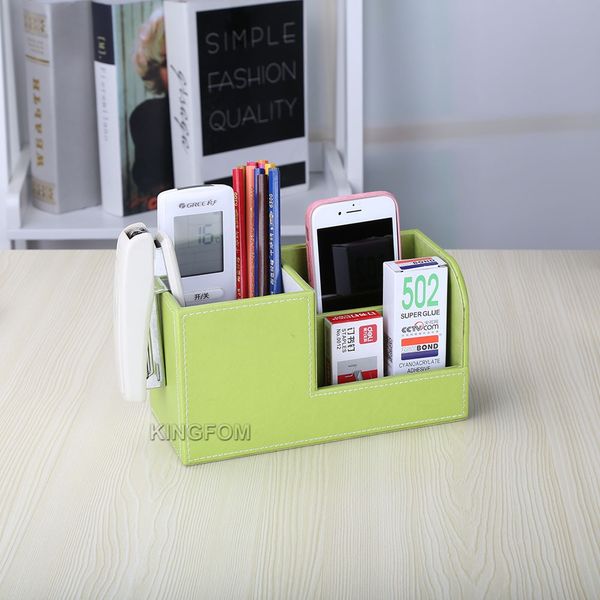 Organizer Na Biurko Ze Skóry Czarny zdjęcie 8