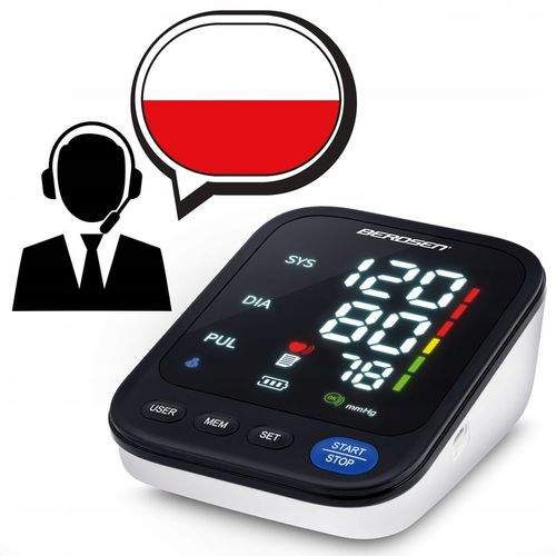 CIŚNIENIOMIERZ NARAMIENNY ELEKTRONICZNY MÓWI PO POLSKU RĘKAW 22-42 na Arena.pl