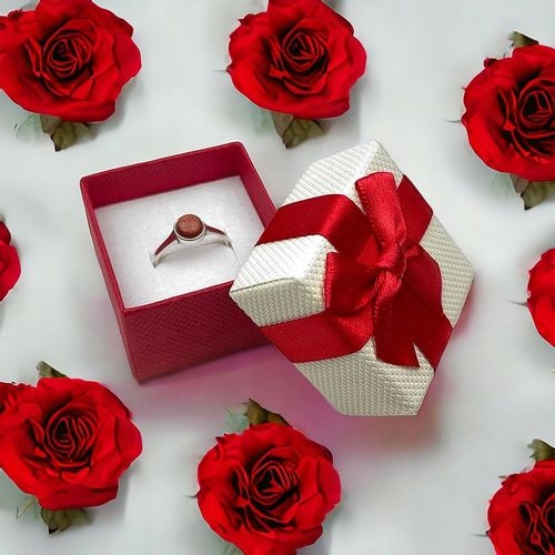 klasyczny pierścionek z małym oczkiem piasek pustyni rozmiary do wyboru na Arena.pl