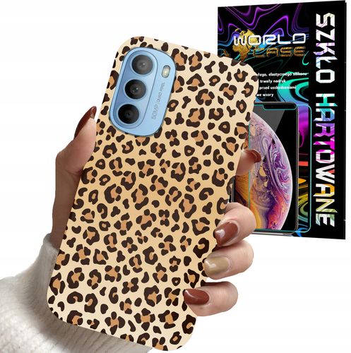 ETUI DO MOTOROLA MOTO G52 / G82 - PANTERKA WZORKI MODNE WZOR KOBIET + SZKŁO na Arena.pl
