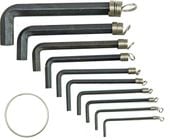 klucze imbusowe komplet 10 sztuk 1.5 - 10 - w-56390