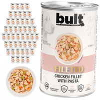 BULT Filety Mięsne mokra karma dla psa Kurczak z Makaronem puszka 48x400g