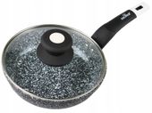 PATELNIA GRANITOWA z pokrywką 20 cm INDUKCJA 7121