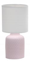 LAMPA STOŁOWA INER LAMPA GABINETOWA 1X40W E14 RÓŻOWY