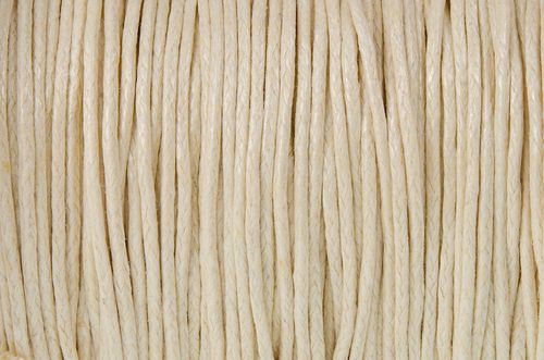 SZNUREK bawełniany woskowany 1mm beż 20-30m na Arena.pl