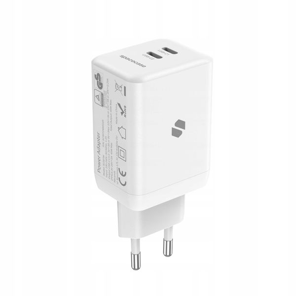 Spacecase Usb Charger 45W Gan Sc007W White zdjęcie 10