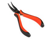 Szczypce wydłużone wygięte 130mm HY-21W