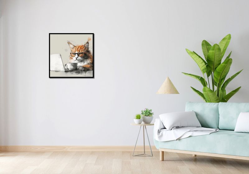 Plakat 60x60cm Nie przed Kawusią zdjęcie 4