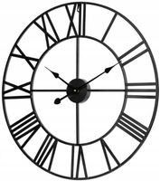 Teesa Aluminiowy Duży Zegar Ścienny 60 Cm Tsa0039