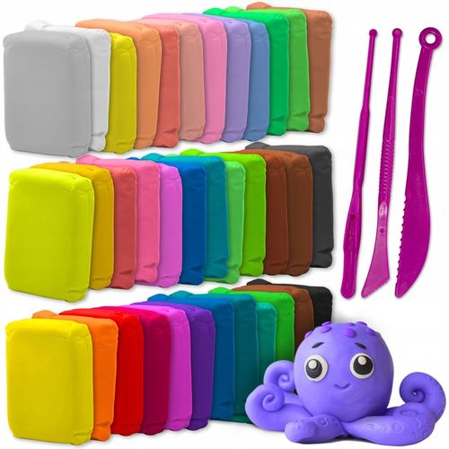 108 szt - Plastelina SENSO GLINA POLIMEROWA piankowa PIANKOLINA DLA DZIECI na Arena.pl