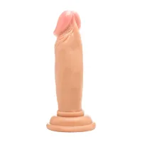 realrock model 15 cm - anatomiczny model z przyssawką, kolor naturalny