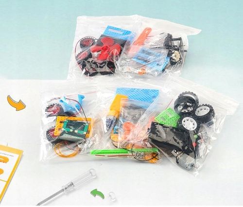 ZESTAW MAŁY ELEKTRONIK EKSPERYMENTY ZABAWKA ROBOT SAMOCHÓD ELEKTRYK NAUKA na Arena.pl