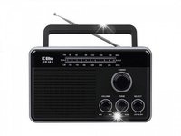 Radio ELTRA JULIA 3 czarne przenośne analogowe sieciowo-bateryjne FM,LW