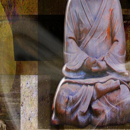 Deco Panel, Budda z figurami geometrycznymi 2 60x40 na Arena.pl