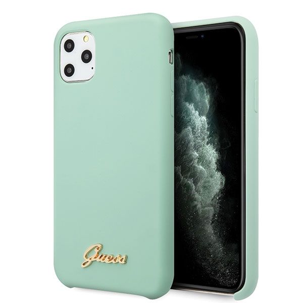 Etui Guess do iPhone 11 Pro Max, Zielony zdjęcie 1