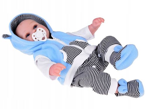 Realistyczna Lalka Chłopiec 50cm Uroczy bobas gaworzy śmieje sie ZA5357 na Arena.pl