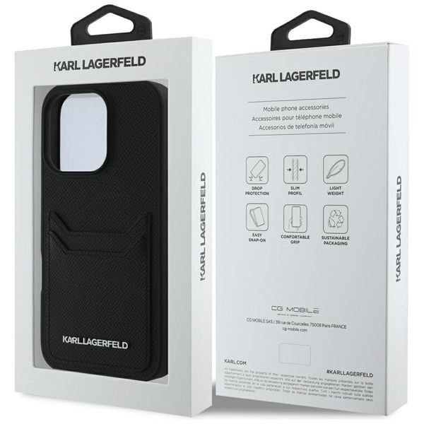 Etui Karl Lagerfeld do iPhone 16 Pro, Czarny zdjęcie 8