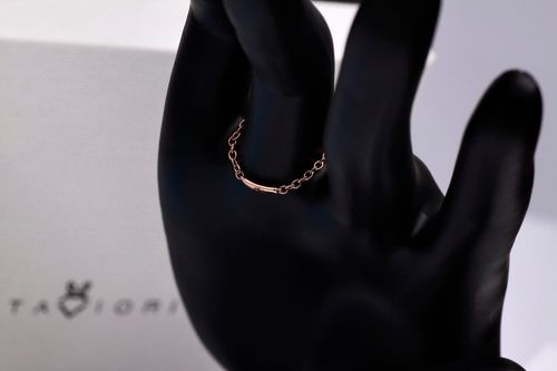 Złoty pierścionek PCR1013 - Diament na Arena.pl