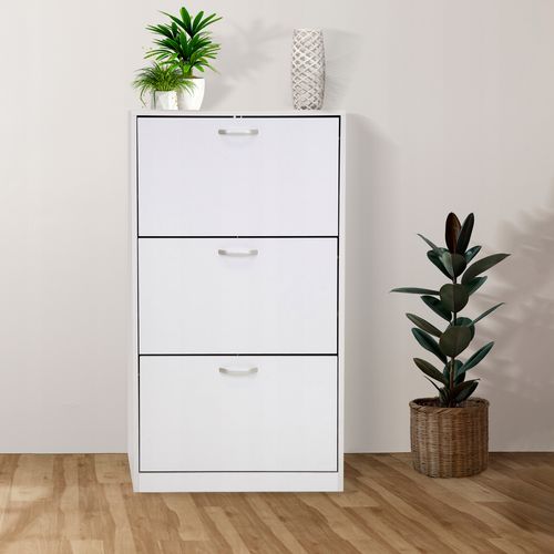 szafka na buty regał 3 komory obuwie komoda pojemna do przedpokoju regał na Arena.pl