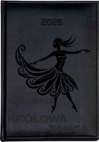 Kalendarz dzienny A4 2026 KSIĄŻKOWY twój tekst prezent DLA TANCERKI