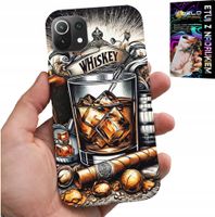 ETUI DO XIAOMI MI 11 LITE - WHISKY CYGARO WZORY DLA MĘŻCZYZN PLECKI