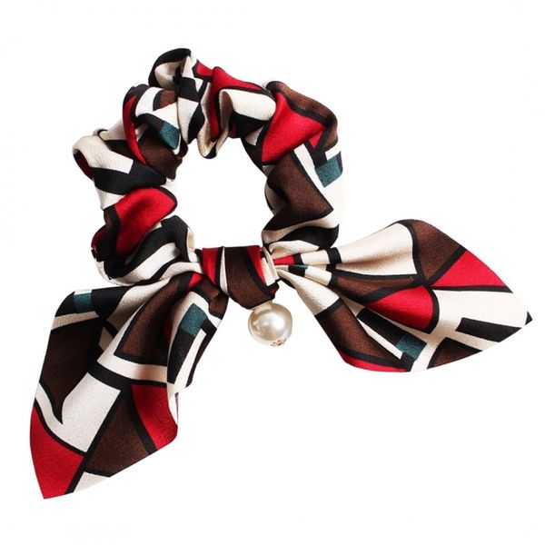 Gumka Do Włosów Apaszka Krótka Z Perełką Pin Up Gum72 zdjęcie 1