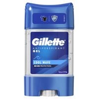 Gillette Cool Wave Przezroczysty antyperspirant w żelu dla mężczyzn 70 ml