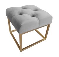 Pufa CHESTERFIELD LOFT ławka postawa złota MG17