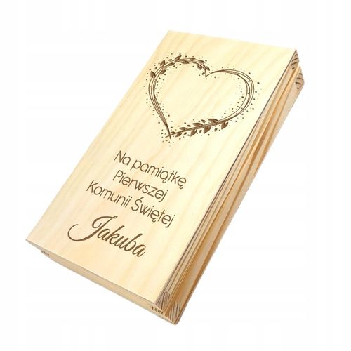 PAMIĄTKA Pierwszej KOMUNII ŚWIĘTEJ prezent pudełko pieniądze KOMUNIA na Arena.pl