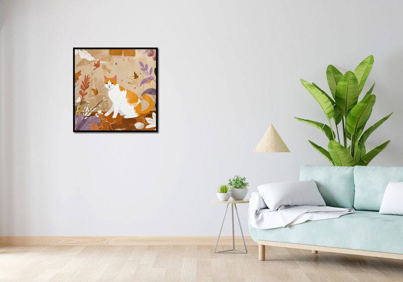 Plakat 70x70cm Pospolita Krasa zdjęcie 4