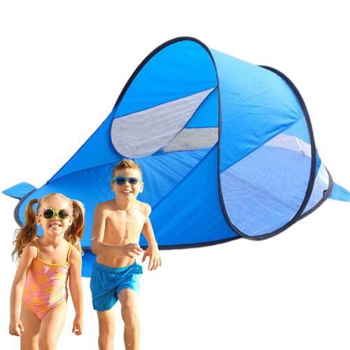 Duży Namiot Plażowy Samorozkładający Parasol Parawan na Plaże Ogrodowy XXL na Arena.pl