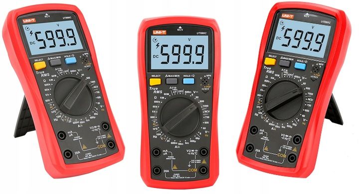UNI-T UT890C Miernik MULTIMETR TrueRMS 20A NCV hFe zdjęcie 7