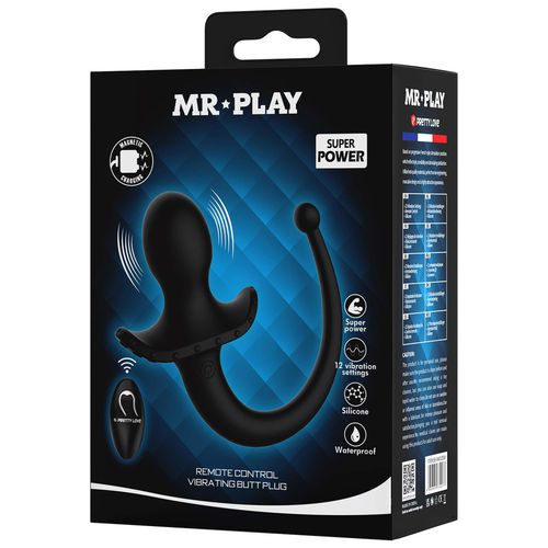 mr. play remote control vibrating anal plug na Arena.pl
