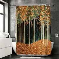 Zasłona prysznicowa tekstylna floraweg 180 x 200 cm