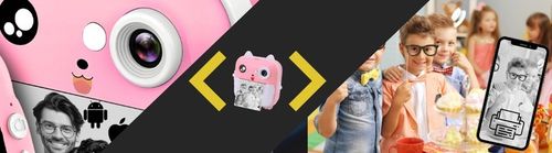 MINI DRUKARKA DRUKUŚ TERMICZNA APARAT NATYCHMIASTOWY DLA DZIECI i 11 ROLEK na Arena.pl