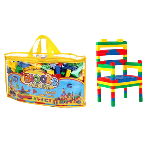 Mega Zestaw Klocki Klocków Do Kreatywnego Budowania Kolorowe Elementy Torba na Arena.pl