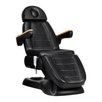 Fotel kosmetyczny elektryczny Sillon Lux 273b 3 silniki czarny