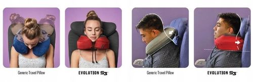 Poduszka na szyję podróżna Evo S3 Cabeau indygo na Arena.pl