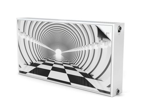 MASKOWNICA Magnetyczna Czarno-Biały Tunel Efekt 3D 100cm x 60cm na Arena.pl