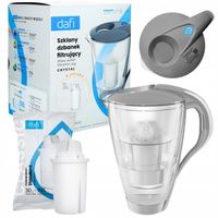 Szklany dzbanek filtrujący Dafi Crystal 2l z licznikiem LED + 1x Wkład