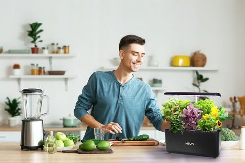 Doniczka hydroponiczna HEVA samopodlewająca idealna na zioła LED wzrost na Arena.pl