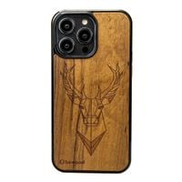 Drewniane Etui Bewood do iPhone 15 Pro Max JELEŃ IMBUIA