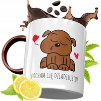 Kubek Bordowy Dla Dziadka Na Urodziny Prezent Z Nadrukiem Ze Zdjęciem