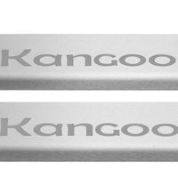 Listwa progowa RENAULT KANGOO MK2 Stal nierdzewna 304 mat 2szt