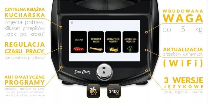 Termorobot Sam Cook PSC-11/B robot kuchenny zdjęcie 7