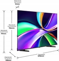 Telewizor HISENSE 58E79Q 58" QLED 4K VIDAA Dolby Atmos Dolby Vision