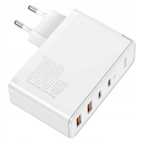 Ladowarka Baseus GaN2 Pro Quick Charger 2C+2U 100W EU White na Arena.pl