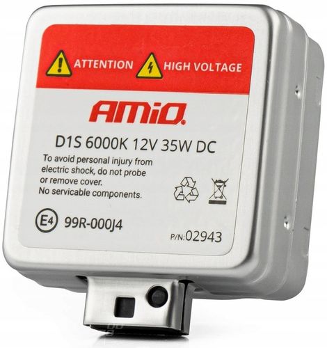 D1S 35W 1 żarówka ksenonowa żarnik XENON AMIO BASIC 6000K BARWA ZIMNA BIAŁA na Arena.pl