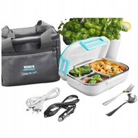 ELEKTRYCZNY PODGRZEWACZ OBIADOWY NA ŻYWNOŚĆ TERMOS TORBA LUNCH BOX